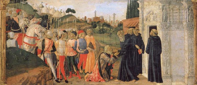 Francesco di Giorgio Martini Three Stories from the Life of St.Benedict